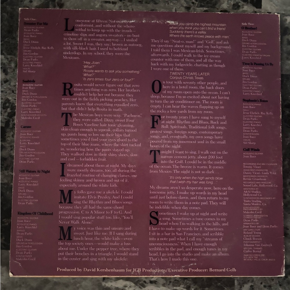 Purple Vinyl Record Album